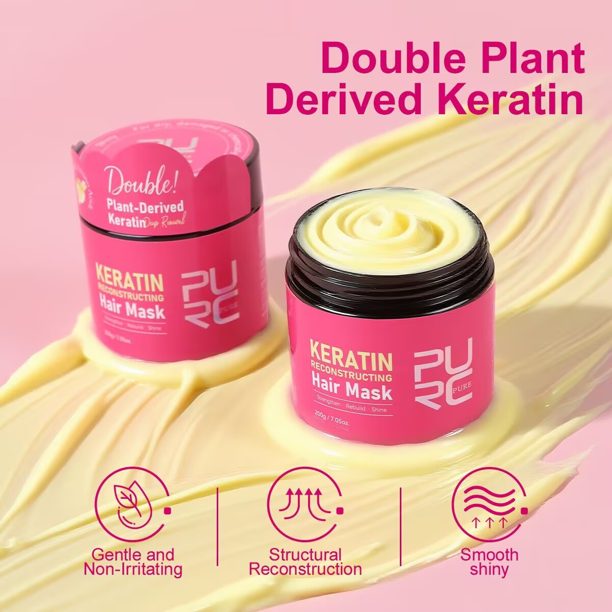 PURC 200g Keratin-Haarmaske Gl – Hair Care Products Bewertung und Preis
